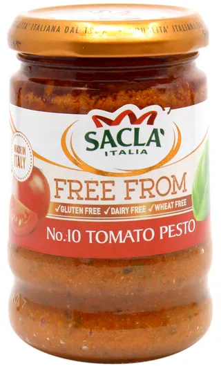 Sacla Free From No. 10 Tomato Pesto 190G