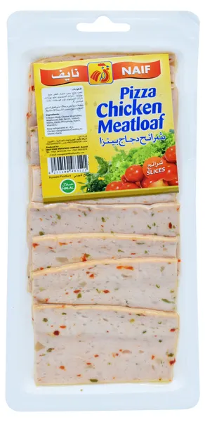Naif Meatloaf Chicken Pizza Slices