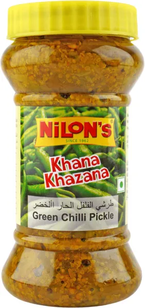 Nilon's Khana Khazana Green Chili Pickle 400G