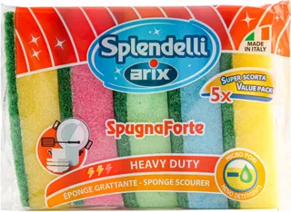 Arix Sponge Scourer Colored 5Pcs