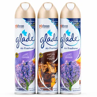 غليد لافندر معطر جو 2X300 مل + عود