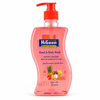 Higeen Antiseptic Hand & Body Wash Fruity 500Ml