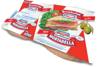 Americana Beef Mortadella With Olives 2X250G
