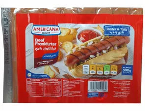 Americana Beef Frankfurter 300G