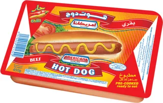 Americana Beef Chilli Hot Dog 450G