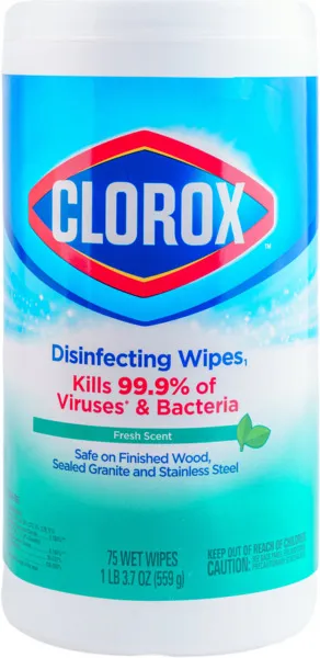 Clorox Disinfecting Wipes 75's