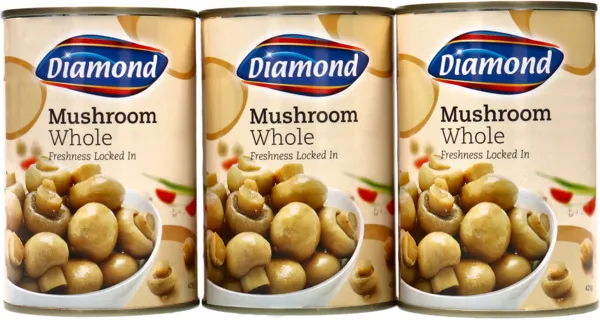 Diamond Whole Mushroom 3X425G
