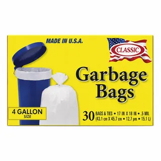 Classic Garbage Bags 30X4Gal