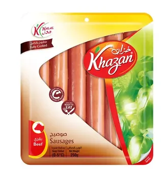 Khazan Beef Frankfurter Sausages 12"