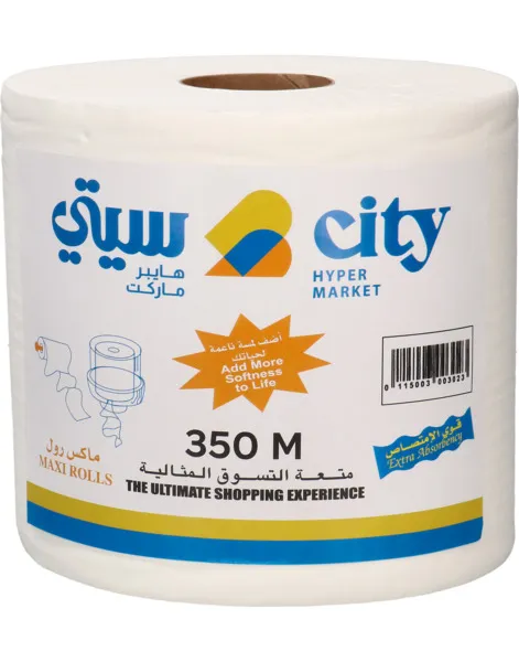 City Maxi Tissue Roll 350M
