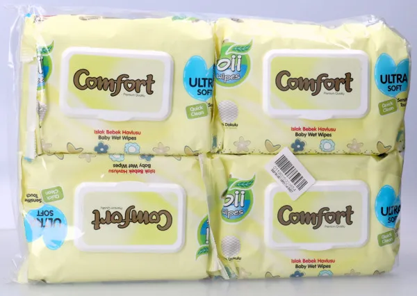 Assorted Baby Wet Wipes 4X72's