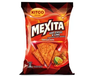 Kitco Mexita Hot Chili & Lime Tortilla Chips 180G