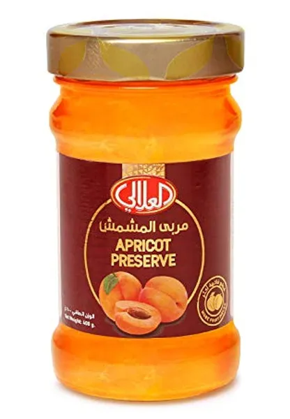 العلالي مربى مشمش-بقطع فاكهة طبيعية 400جم