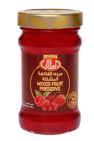 العلالي مربى فواكة-بقطع فاكهة طبيعية 400جم