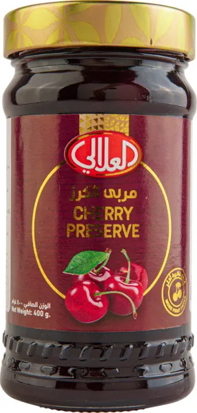 العلالي مربى كرز-بقطع فاكهة طبيعية 400جم