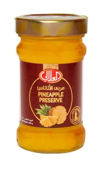 العلالي مربى انااناس-بقطع فاكهة طبيعية 400جم