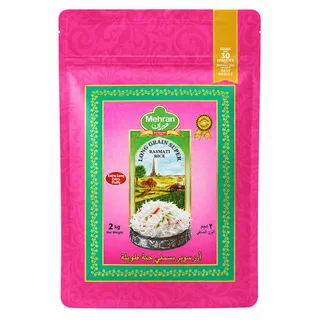 Mehran Long Grain Super Basmati Rice 2Kg