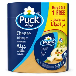 Puck Cheese Triangles 5X120G (multipack)