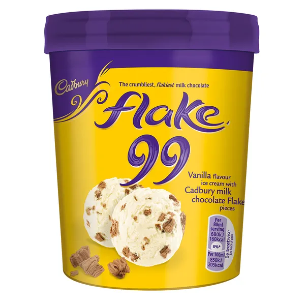 Cadbury Flake Ice Cream 480ml