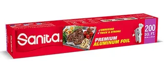 Sanita Aluminium Foil Heavy Duty 200Sq.Ft