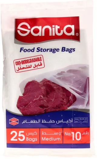 Sanita Food Storage Bag No. 10 25's