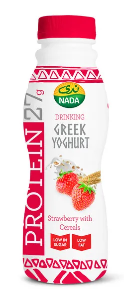 Nada Drinking Greek Yoghurt Strawberry With Cereals 330Ml