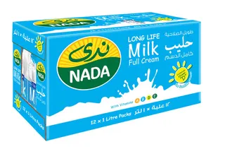 Nada Long Life Full Cream Vitamin D Milk 12X1L