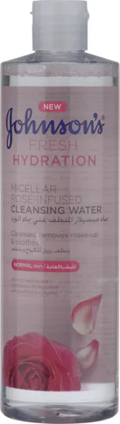 Johnson's Fresh Hydration Micellar Rose Water Cleanser 400Ml