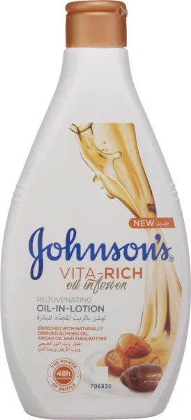Johnson's Vita Rich Oil In Body Lotion With Almond Oil 400ml