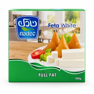 Nadec Feta White Full Fat Cheese 500G