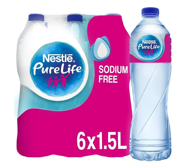 نستلة بيور لايف مياه شرب معبأه 1.5 لتر × 6 حبات