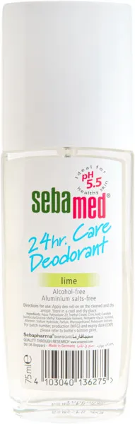 Sebamed Lime 24 Hour Care Deo Roll On 75Ml