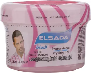 Elsada Hair Gel Pink Fixative250Ml