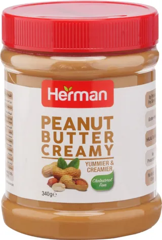 Herman Creamy Peanut Butter 340G