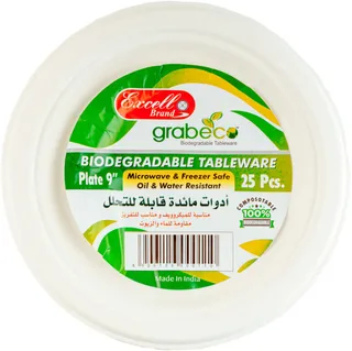 Excell Biodegradable Plate 25X9"