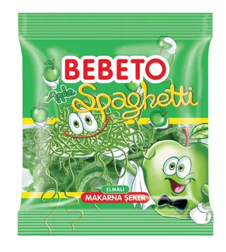 Bebeto Apple Spaghetti Candy 100G