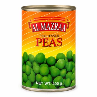 Al Mazraa Processed Peas 400G