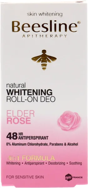 Beesline Elder Rose Whitening Roll-On Deodorant