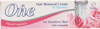Eva One Hair Removal Cream With Chamomile For Sensitive Skin Floral Fragrance 140Ml