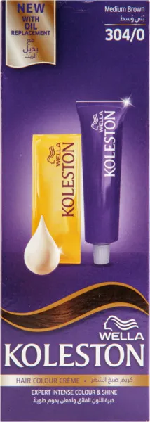 Wella Koleston Creme 304/0 Medium Brown Hair Color 1 piece