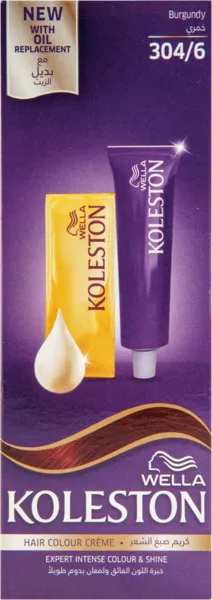 Wella Koleston Hair Color Creme Burgundy 304/6 60Ml