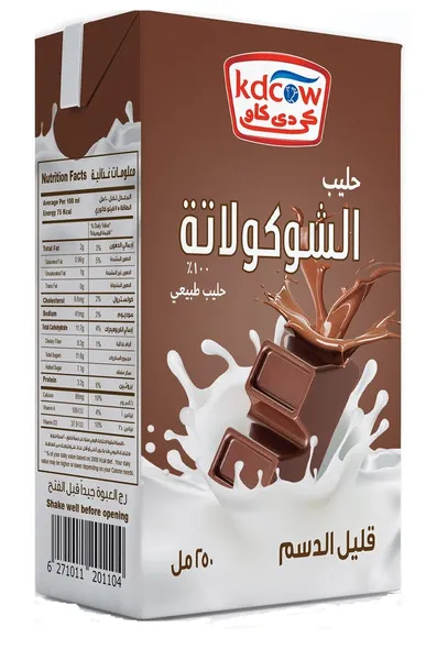 حليب البقر بنكهة الشوكولاتة 250 مل
