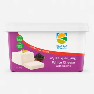Al Wafra White Cheese With Khalonji 250G