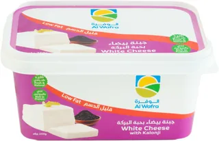 Al Wafra White Cheese With Khalonji 250G
