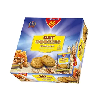 Al Seedawi Oat Cookies Natural Honey Almond 24X9G