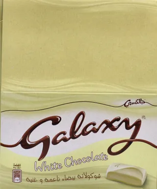 Galaxy White Chocolate Bar 24X38G