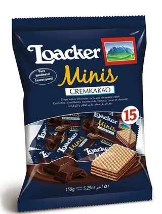 Loacker Cremkakao Minis Wafer 150G