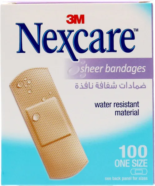 نكس كير ضمادة جروح شفاف 100 ضمادة