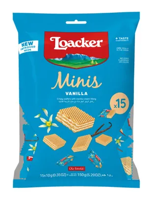Loacker Wafer Minis Vanilla 150G