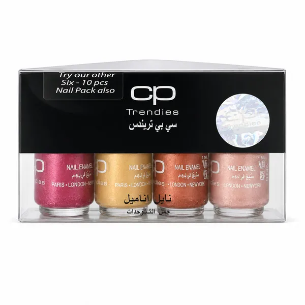 Cp Trendies Nail Polish 10X4Ml